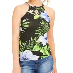 Juniors’ Island Halter Tank Top